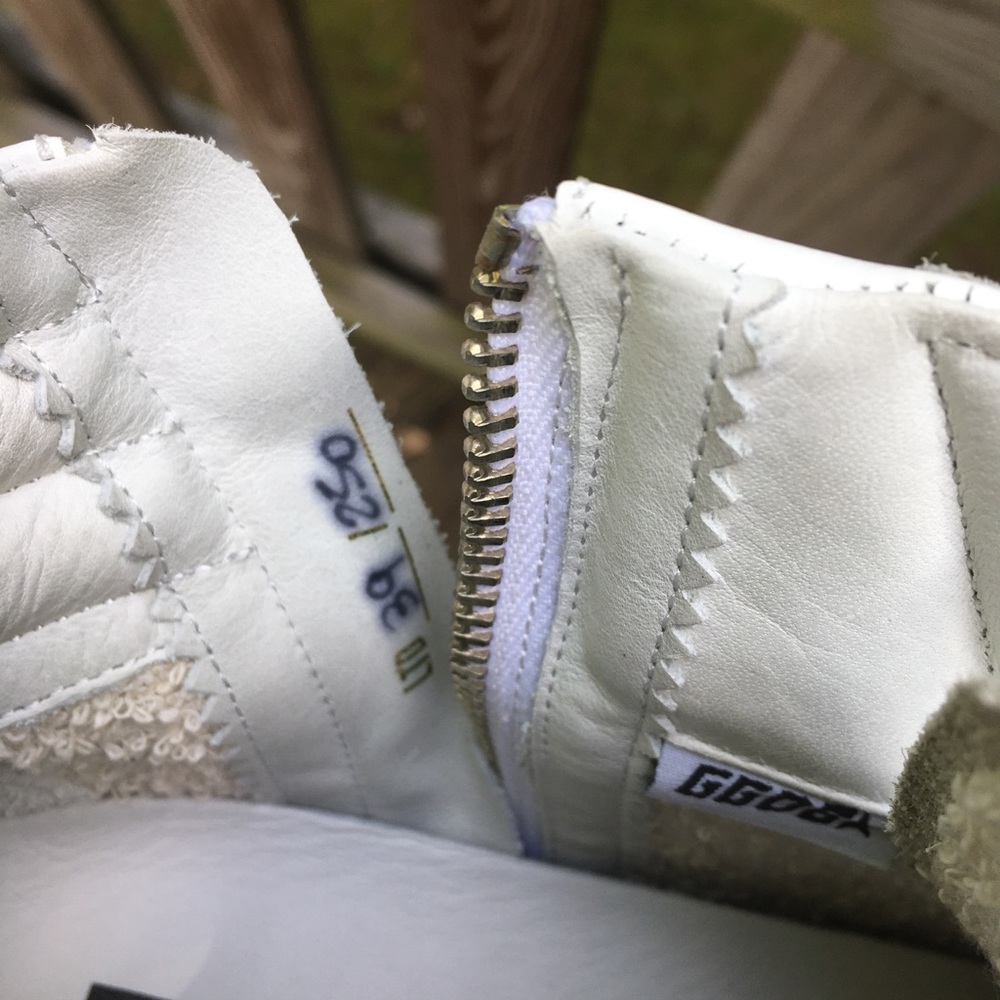 Golden Goose Slide Sneaker White Leather/Pink NIB - Picture 16 of 16